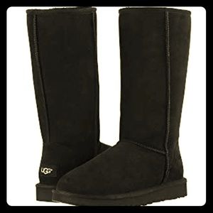 black tall uggs .